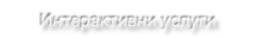 Интерактивни услуги